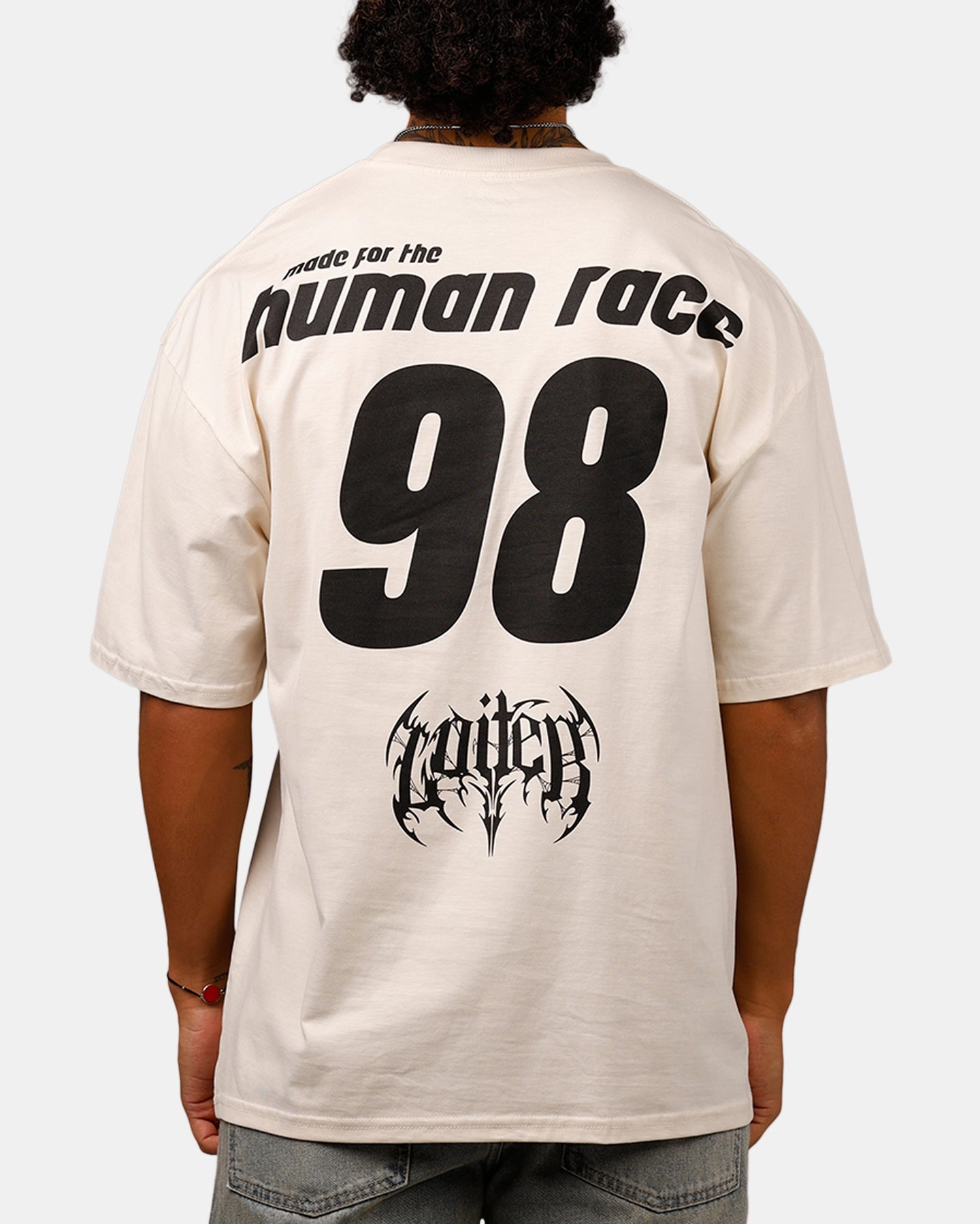 Loiter Racer T-Shirt Off White Travel Style Easy Wear Option