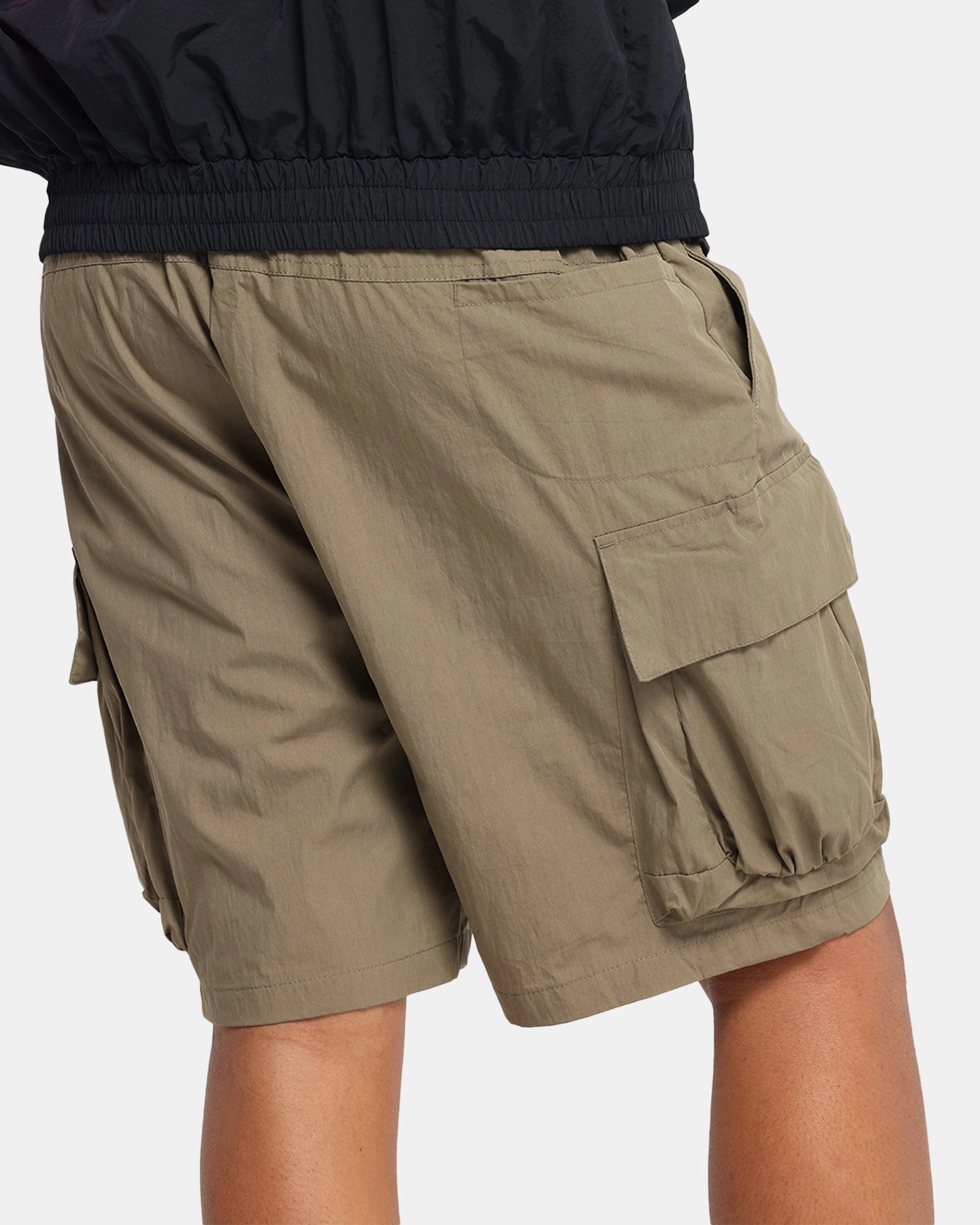 The Anti Order Anti Military Cargo Shorts Dark Taupe Breezy Comfort Warm Layers