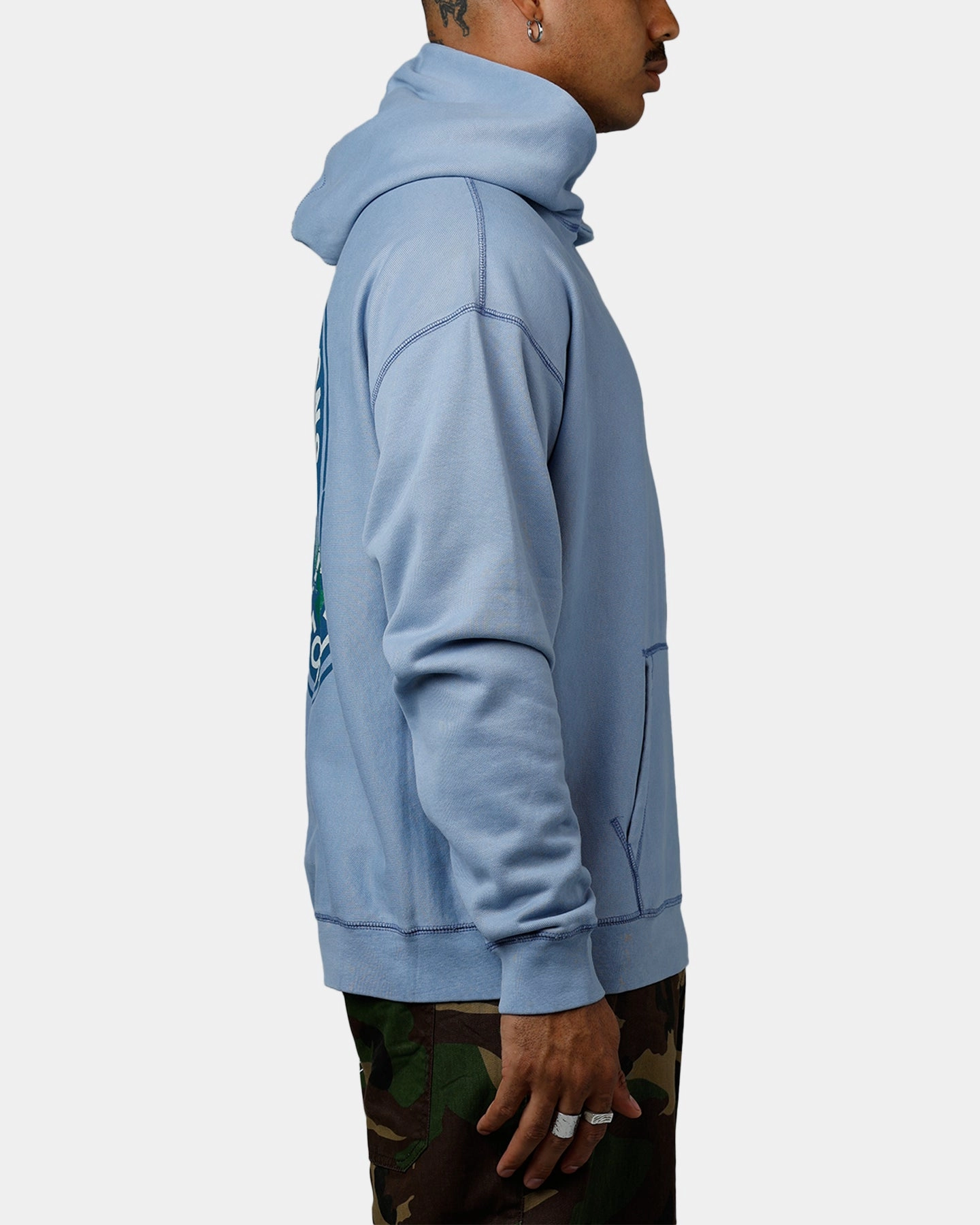 festival - goers 47 Brand Detroit Lions Boot Path Hoodie Blue