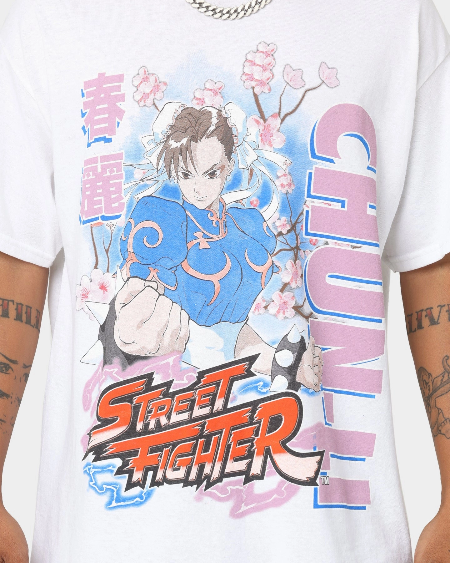 Goat Crew X Street Fighter Chun Li T-Shirt White Easter Spring Freshness