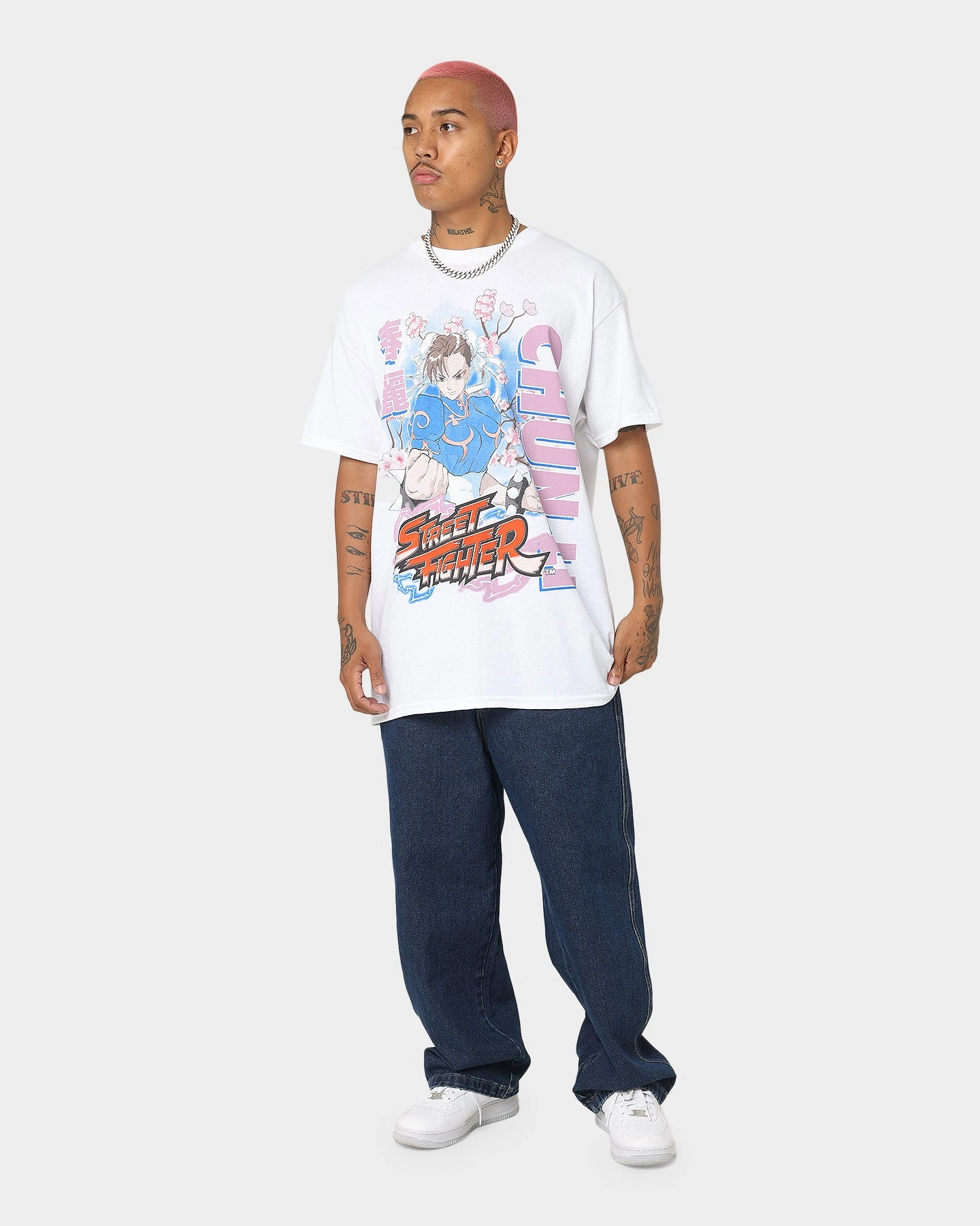 Goat Crew X Street Fighter Chun Li T-Shirt White Chic and Cozy