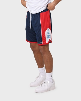 Multi Panel Construction jumpsuit Starter Downtown Basketball Shorts Navy