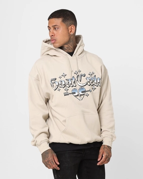 college Participate Goat Crew No Love Hoodie Stone/Wheat