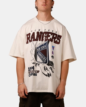 Prom Beachwear Culture Kings New York Rangers Vintage T-Shirt Off White