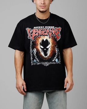 Loiter Marvel Ghost Rider Heavyweight T-Shirt Black Modern Outfit