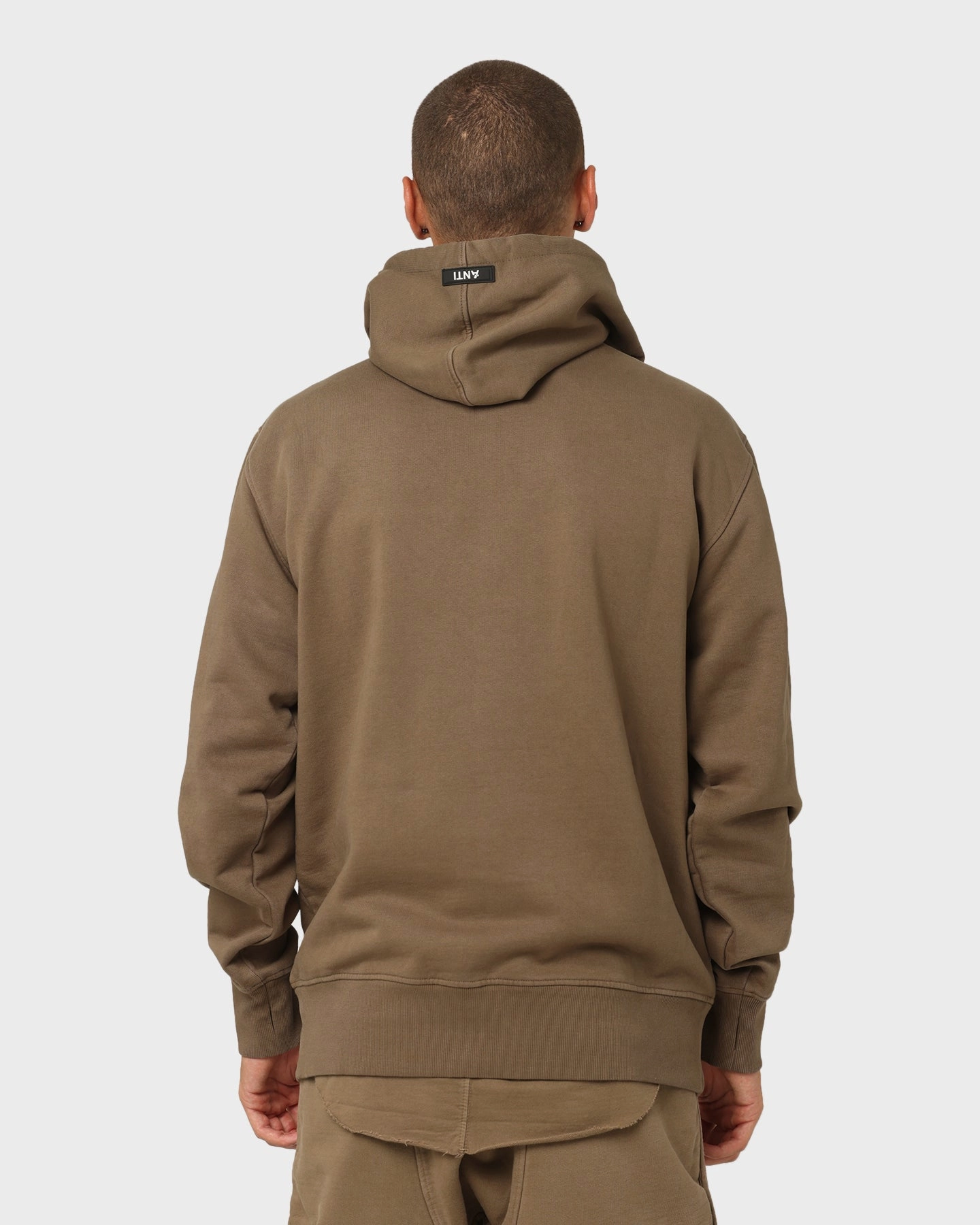 suitable for work uniforms WaterResistantCoating The Anti Order Anti Essential Hoodie Vintage Brown