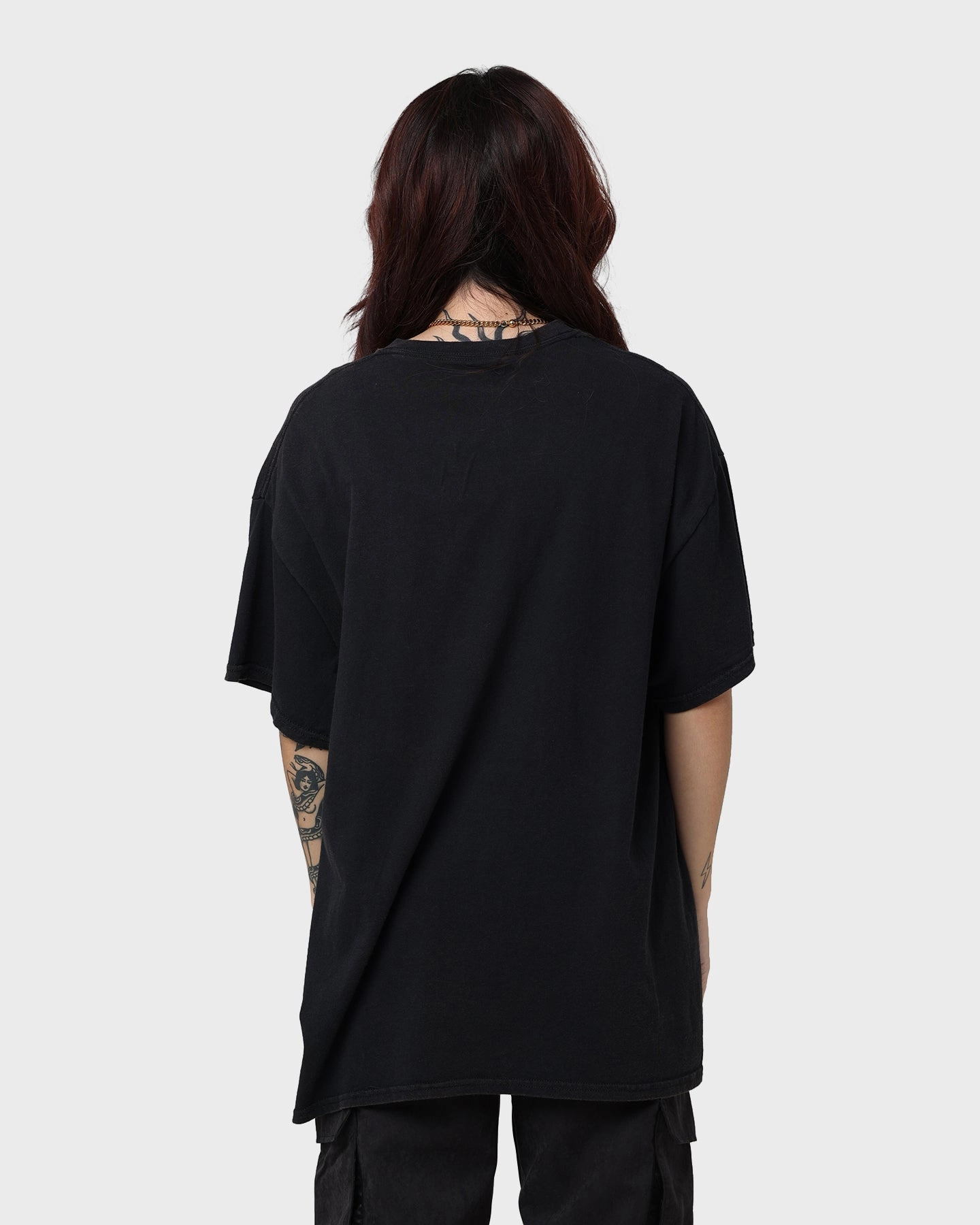 Goat Crew X Tai Tuivasa Bam Bam Vintage T-Shirt Washed Black Anti microbial coating