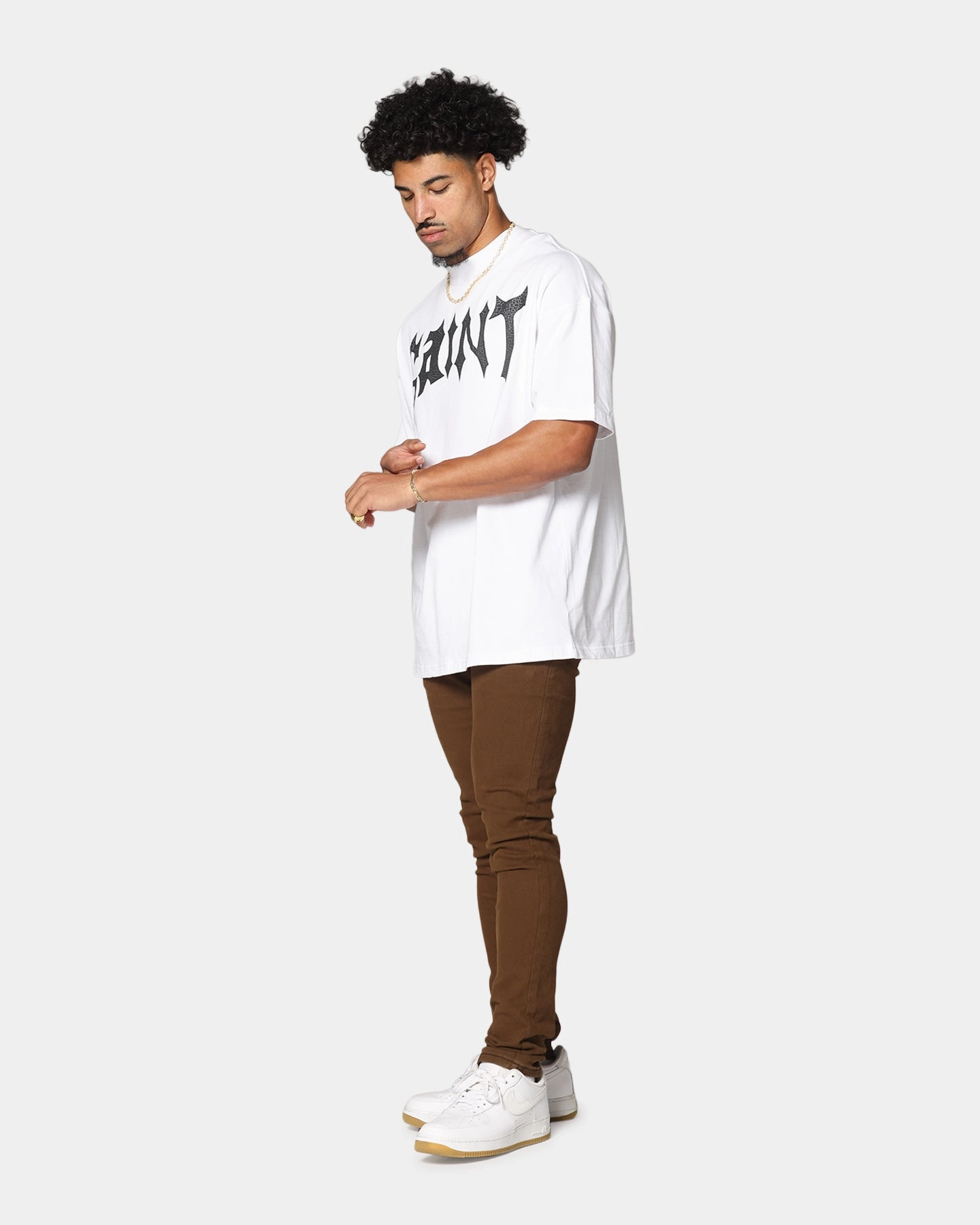 Classic Layer Saint Morta Dynasty Boxy T-Shirt White