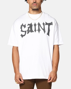 Saint Morta Dynasty Boxy T-Shirt White Daily Outfit Style