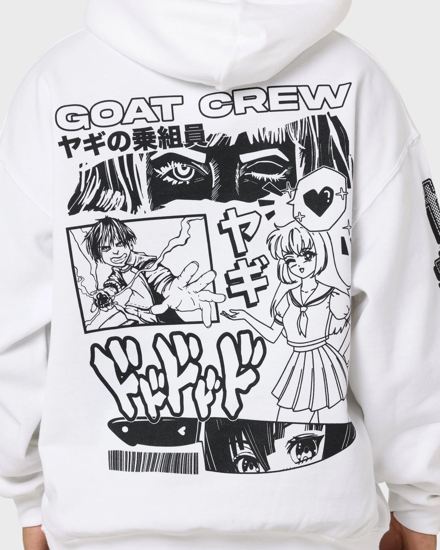 Goat Crew Niseko Hoodie White VentilatedPanels Dive