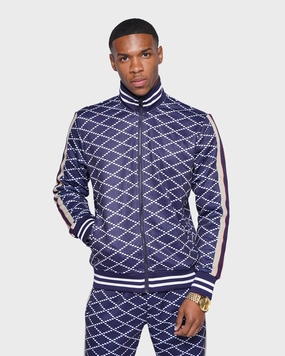 XXIII Palma Track Jacket Blue Cream
