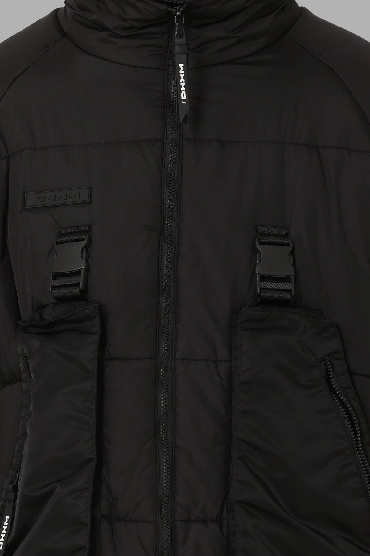DXXMLife L-6 B Tactical Puffer Jacket Black Seamless Edging