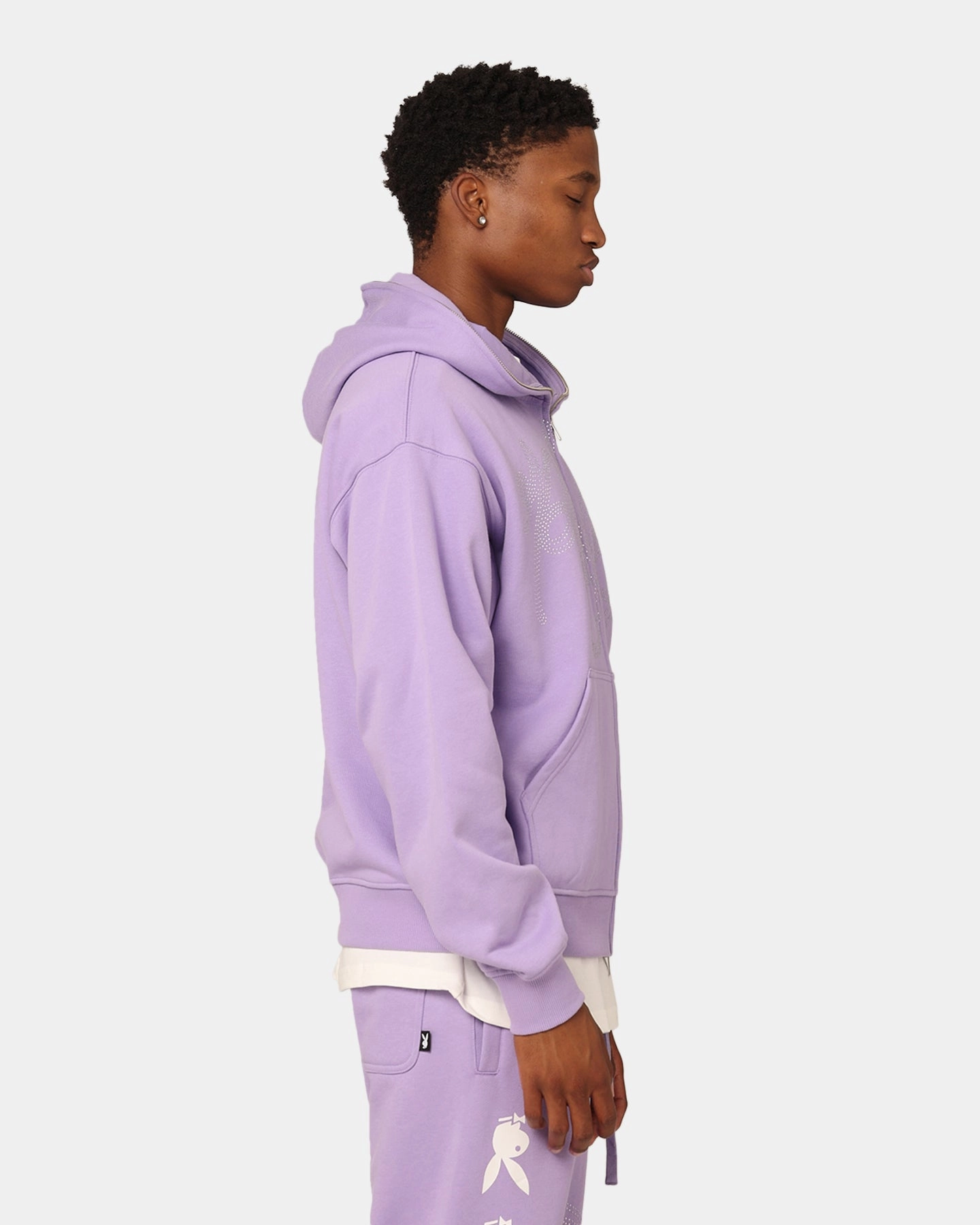 Mascara Playboy By Culture Kings Shyne Full Zip Hoodie Purple