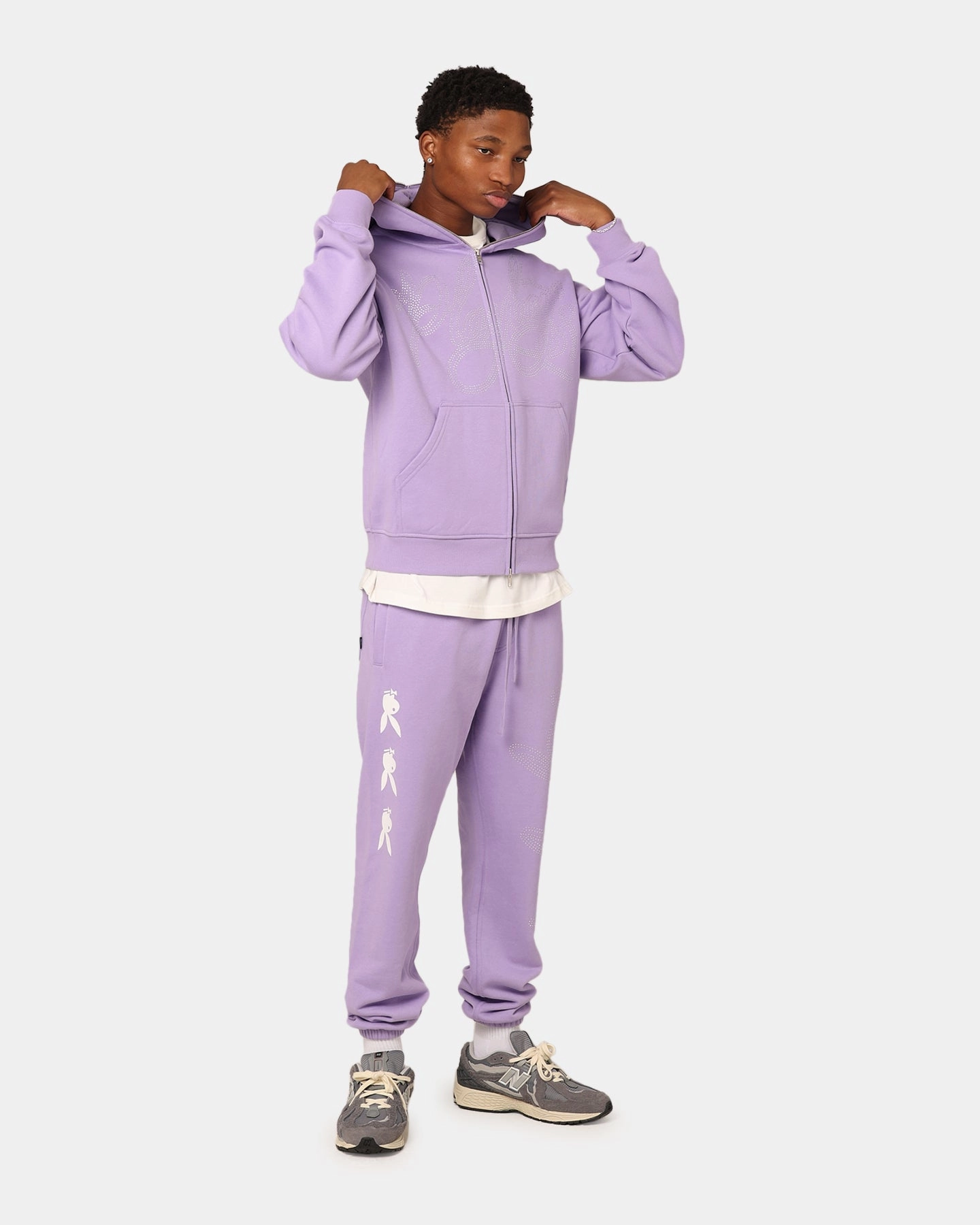 Playboy By Culture Kings Shyne Full Zip Hoodie Purple Flexible Mobility