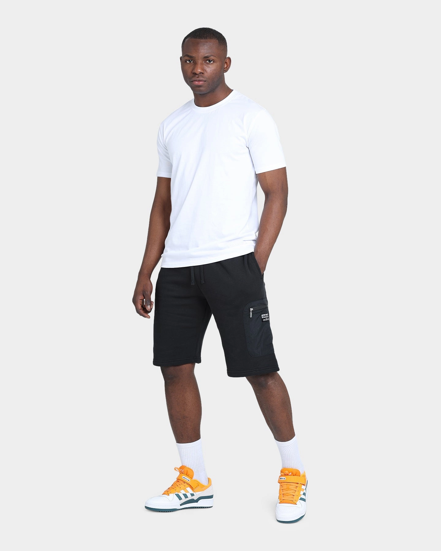 Adidas Tactical Shorts Black housewarming gift date night look