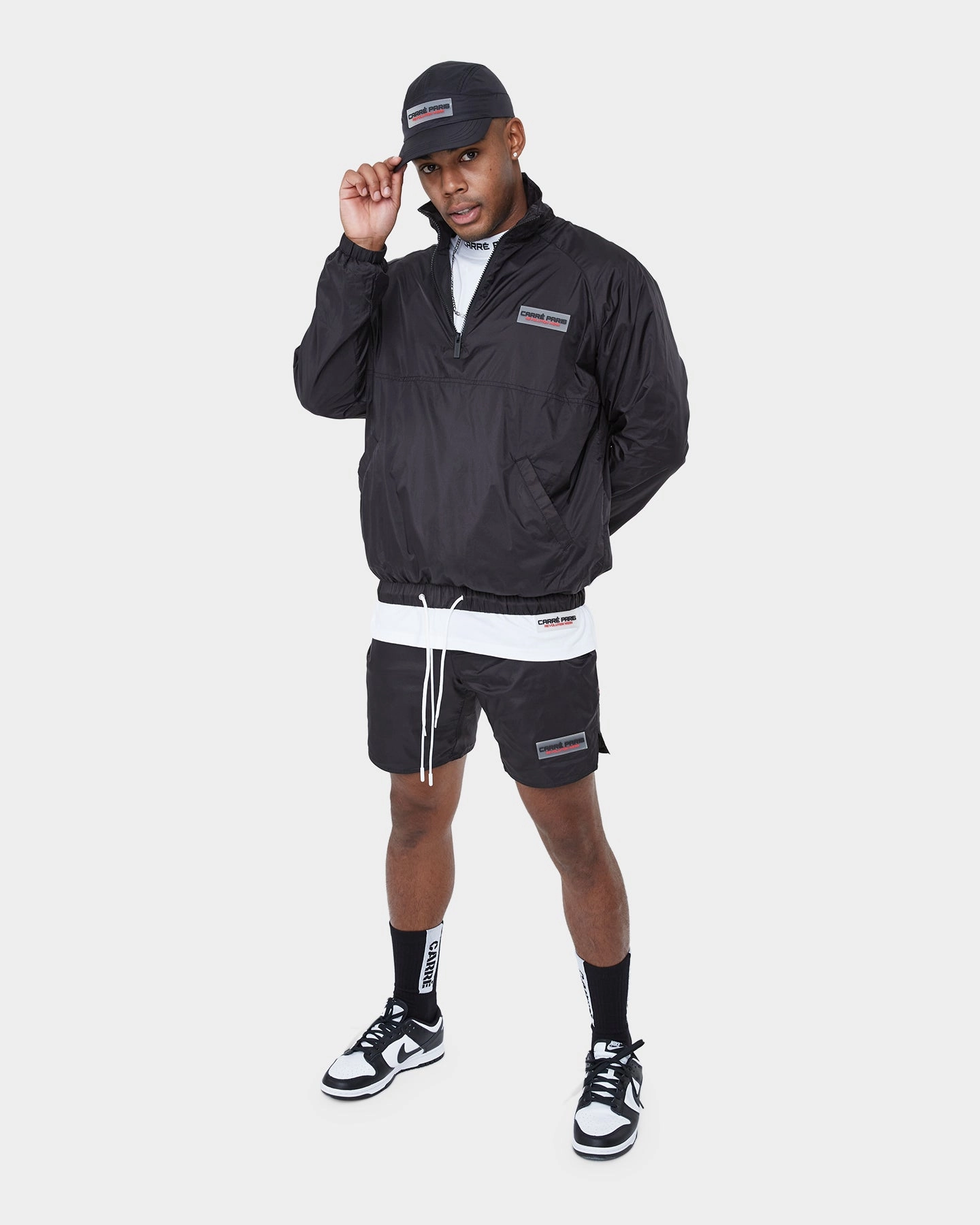 Carr?? Revolution Wear 3/4 Windbreaker Black Office