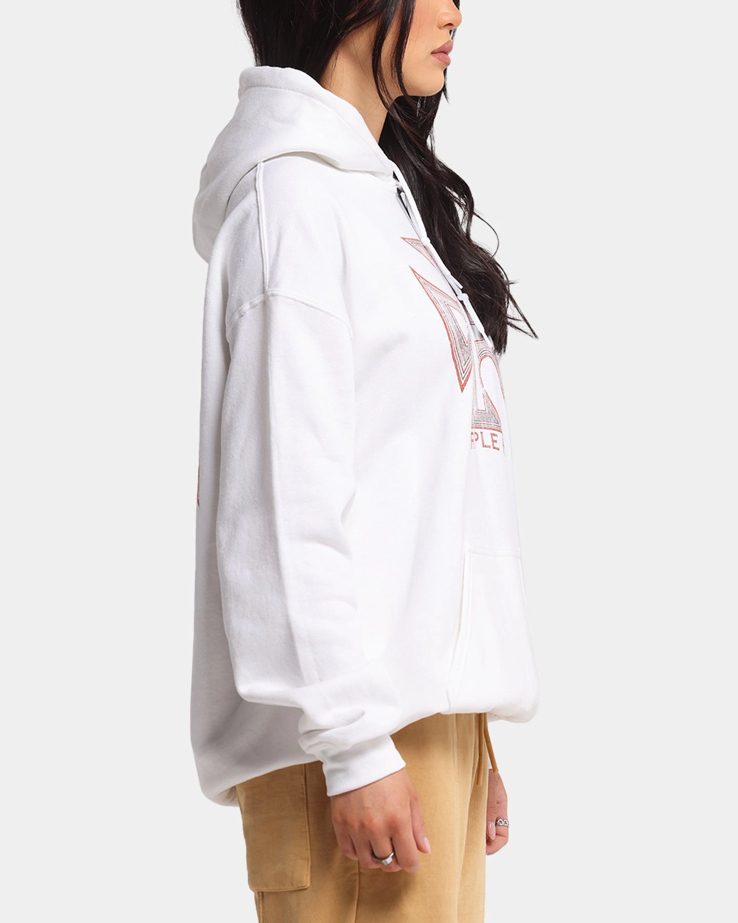 Culture Kings X WWE Triple H Wrestlemania XLI Premium Hoodie White Four Way Stretch Material