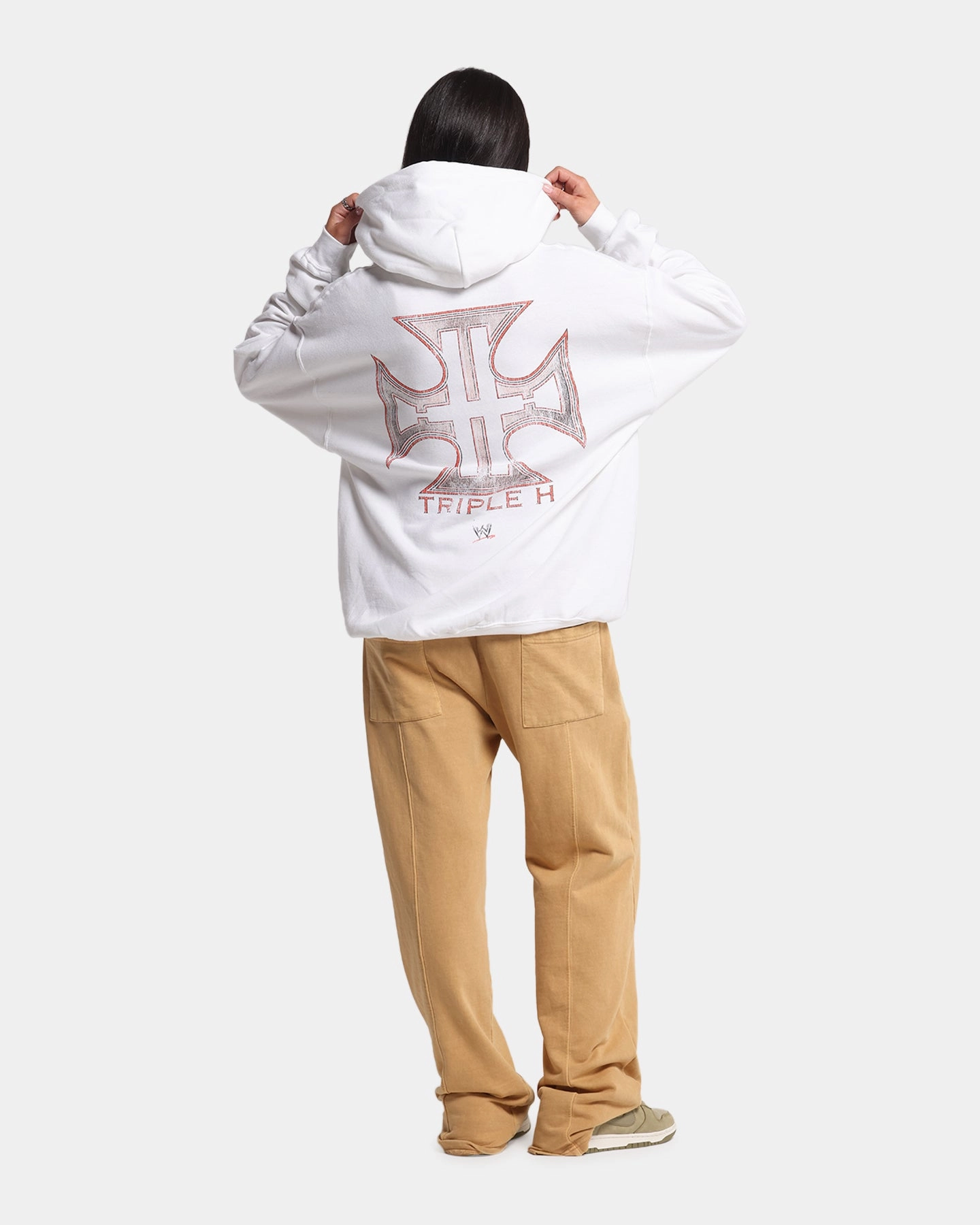 Formula Culture Kings X WWE Triple H Wrestlemania XLI Premium Hoodie White