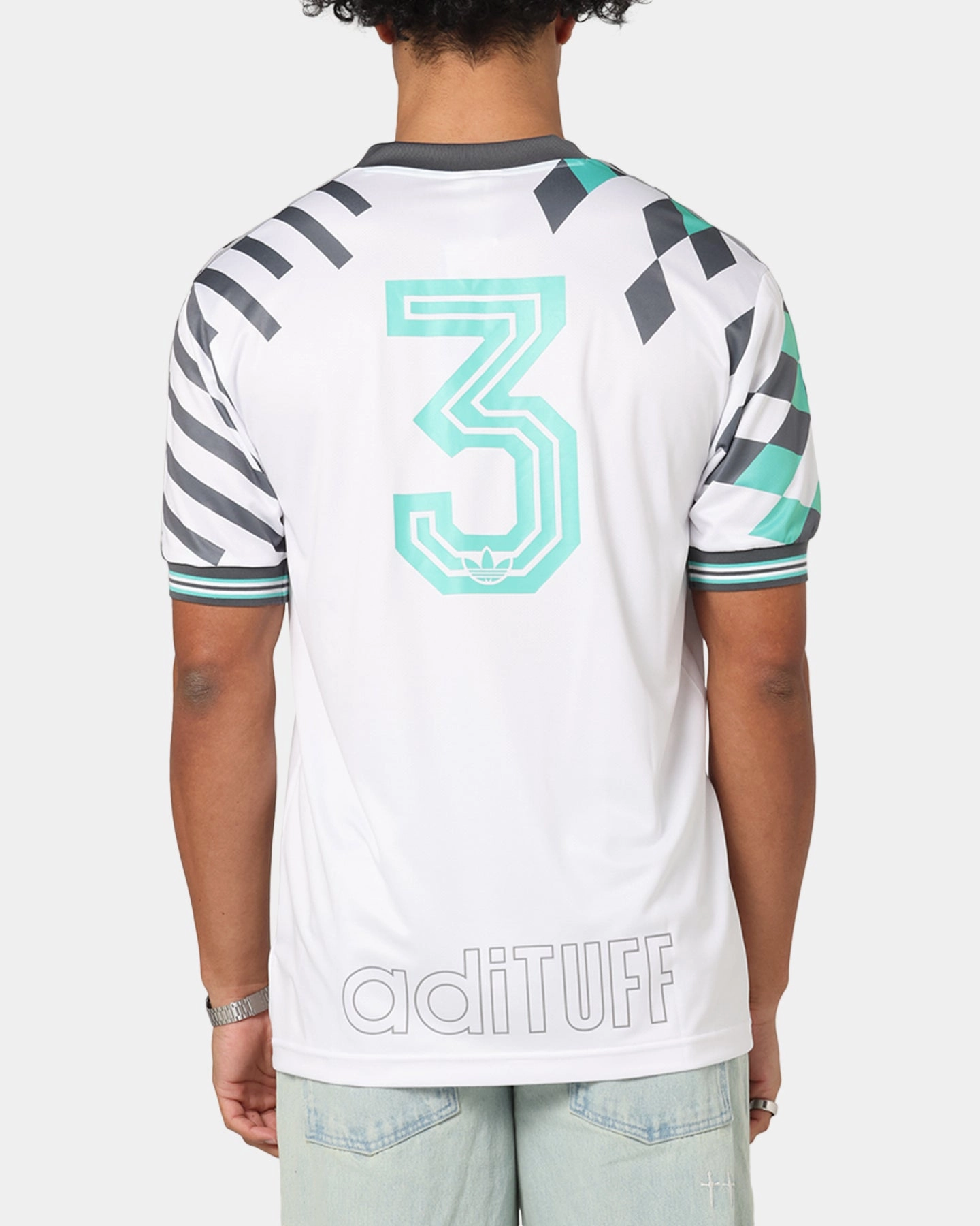 Adidas Nuwave 90's Jersey White Slim Fit Contour Design All-day Comfort
