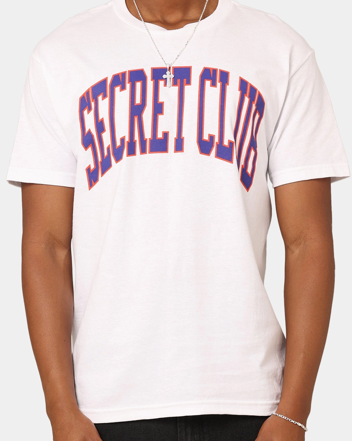 Secret Club Arc T-Shirt White Polka Dot Pattern Seasonal Fashion