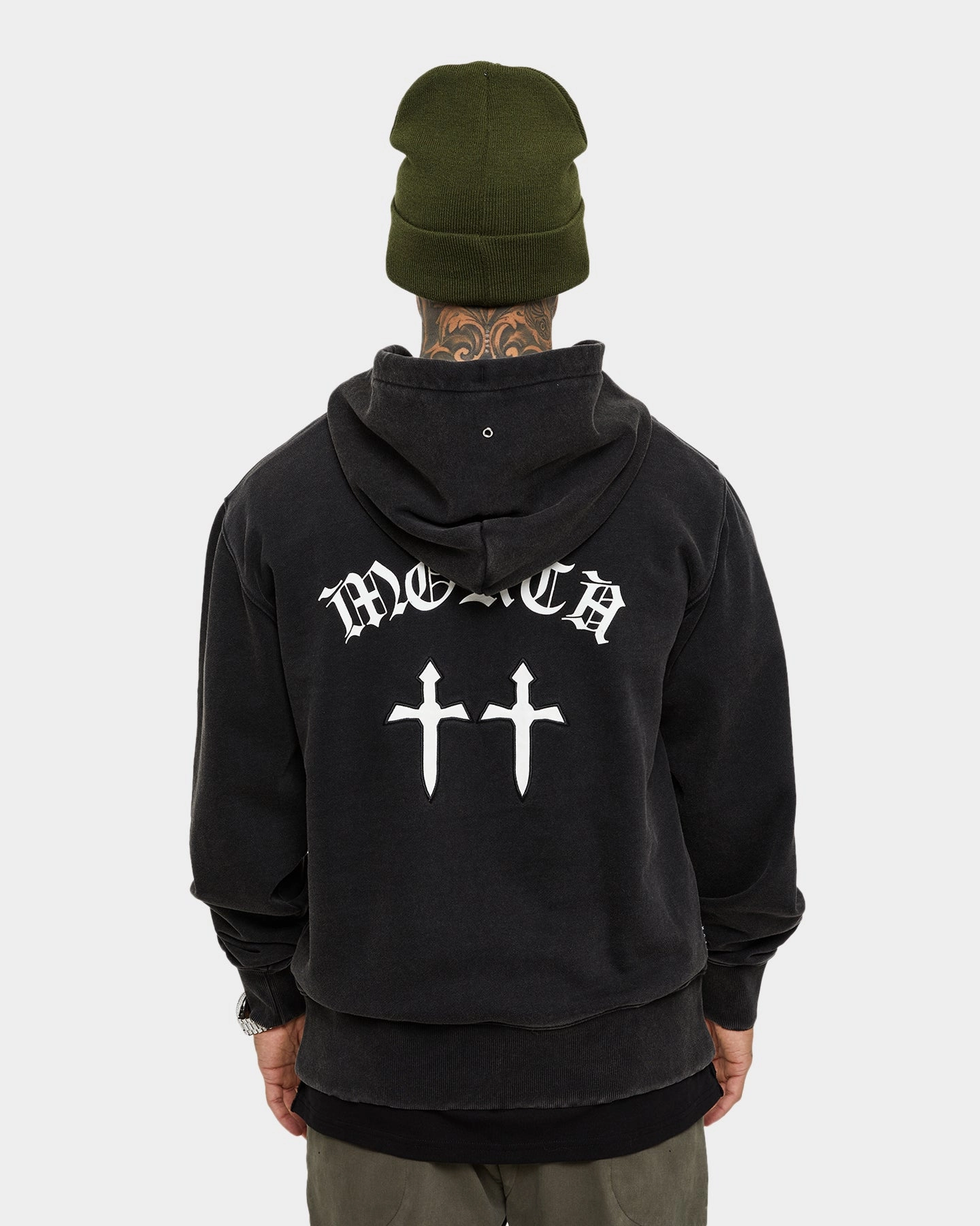 Saint Morta Day Of The Dead Hoodie Vintage Black Fashion Comfort