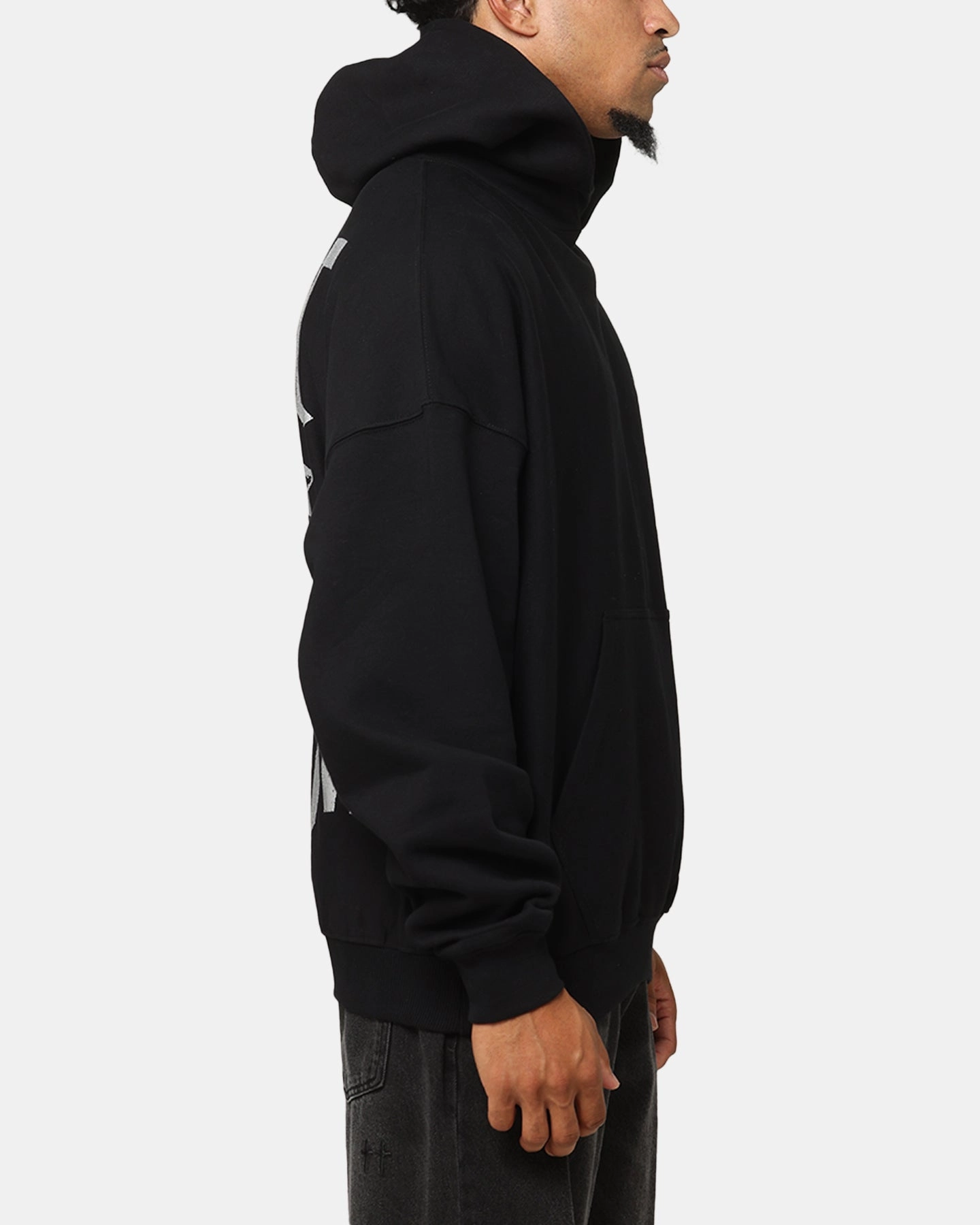 Quality Assurance Saint Morta Ride Or Die Boxy Hoodie Black