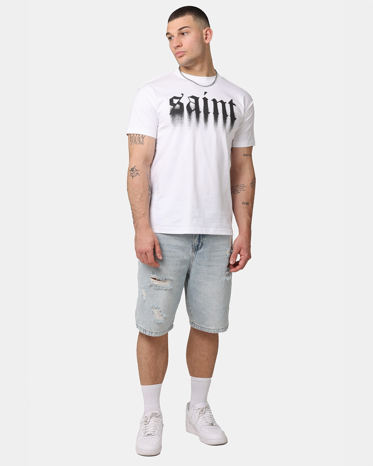 Saint Morta Spray Lafayette T-Shirt White hiking clothes