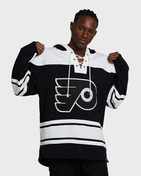 second - hand Tear Resistant Fabric 47 Brand Philadelphia Flyers Superior Lacer Hoodie Jet Black