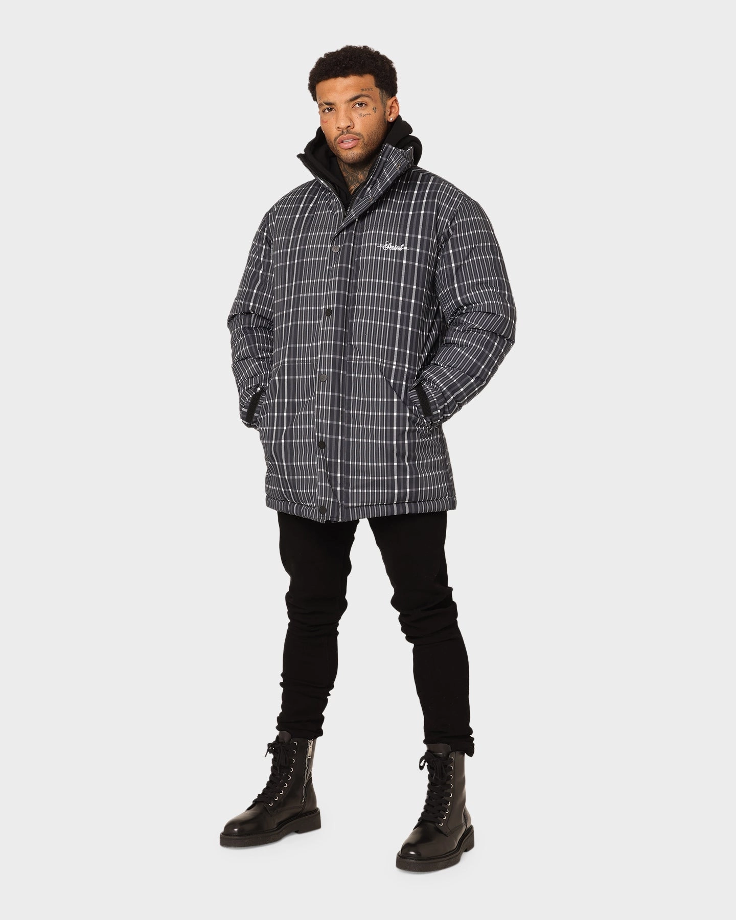 Saint Morta Mercy Merci Plaid Jacket Black Condition Tactics