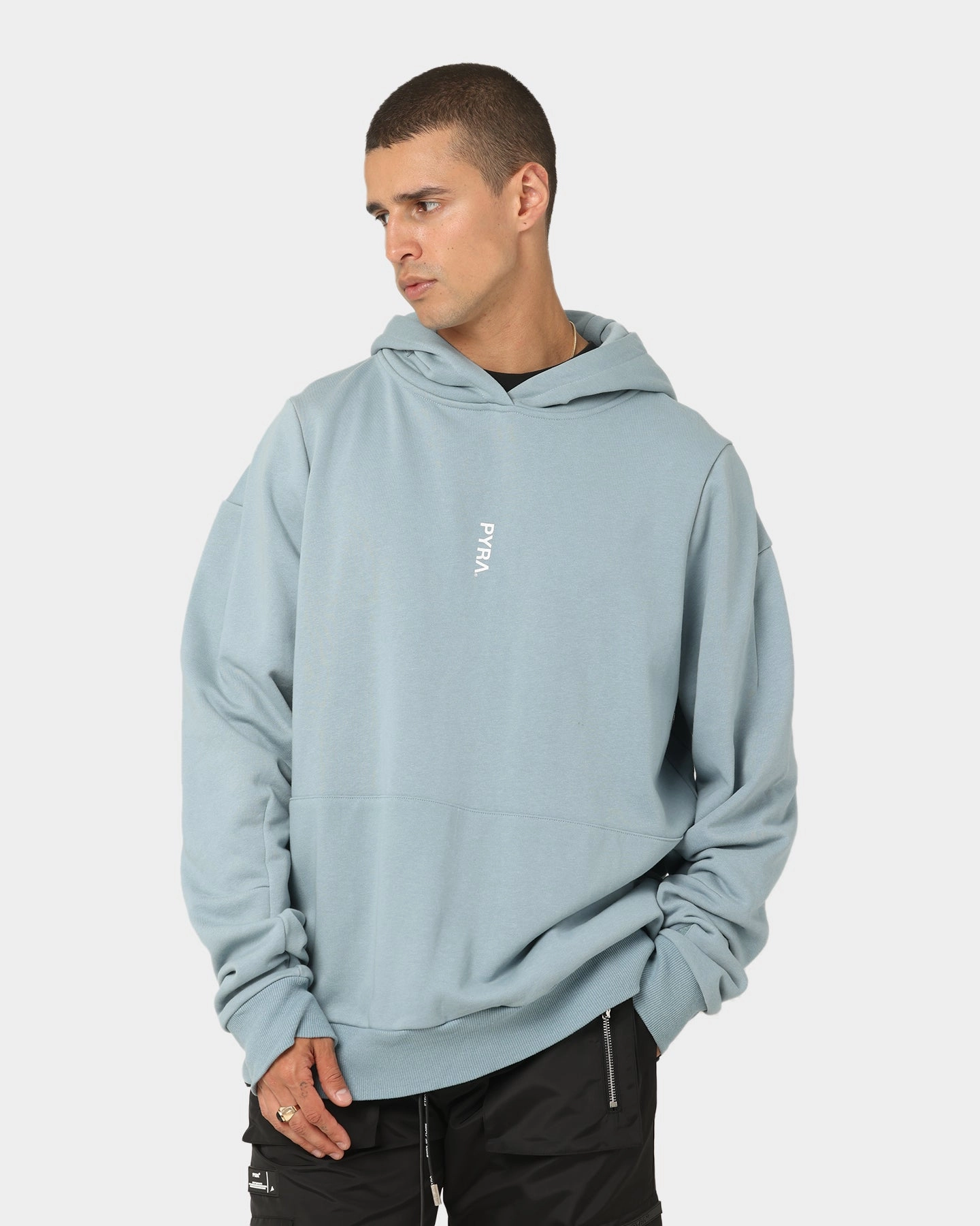 PYRA Blaze Hoodie Grey Mist Urban Edge Practical Wear