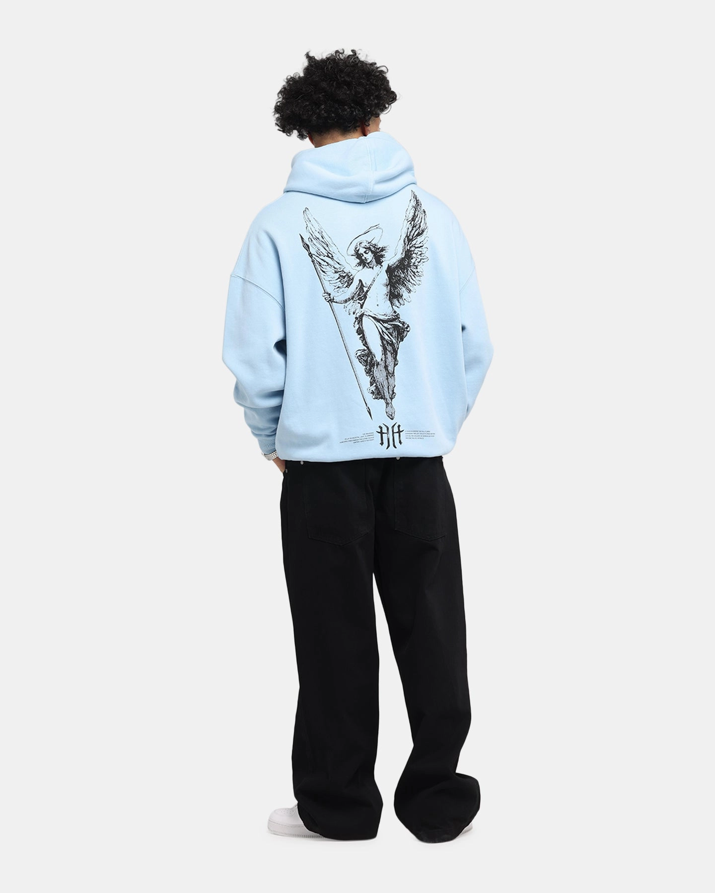 Saint Morta Awakening Boxy Hoodie Light Blue Soft Shell