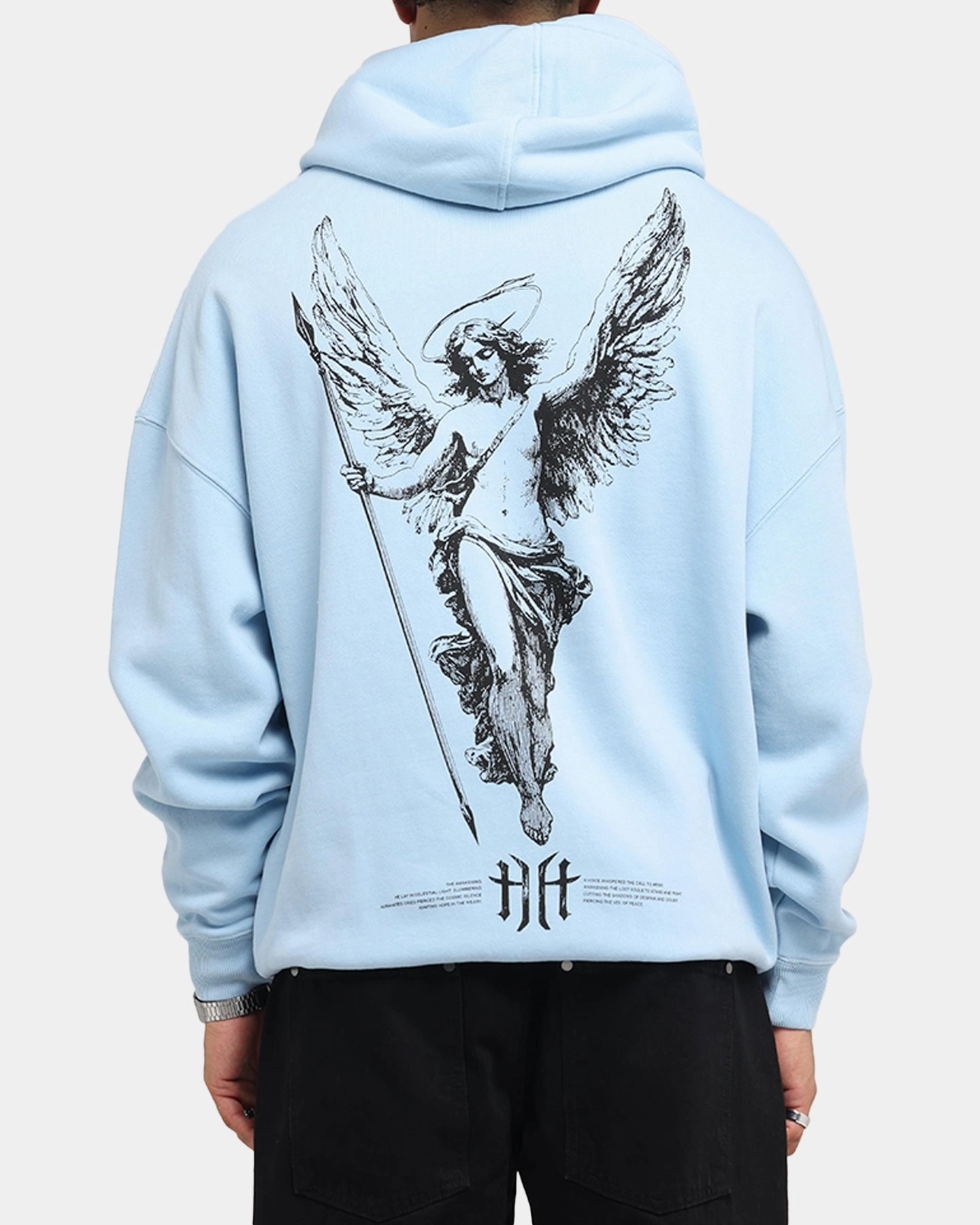 Interchangeable Liner System Outdoor Layer Saint Morta Awakening Boxy Hoodie Light Blue