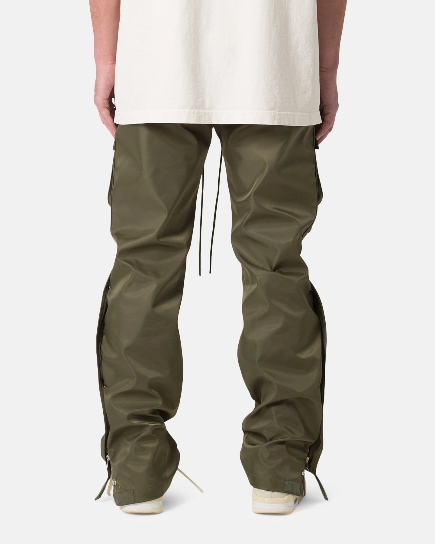 HypoallergenicMaterial MNML Snap Front Cargo Pants Olive
