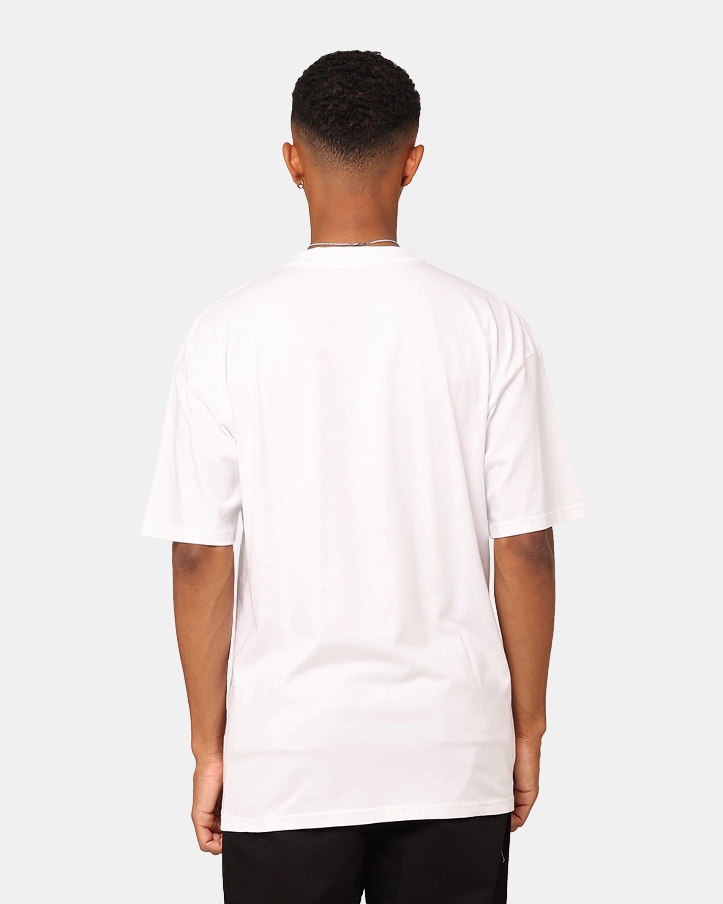 Stylish Details Carre CA Stamp T-Shirt White
