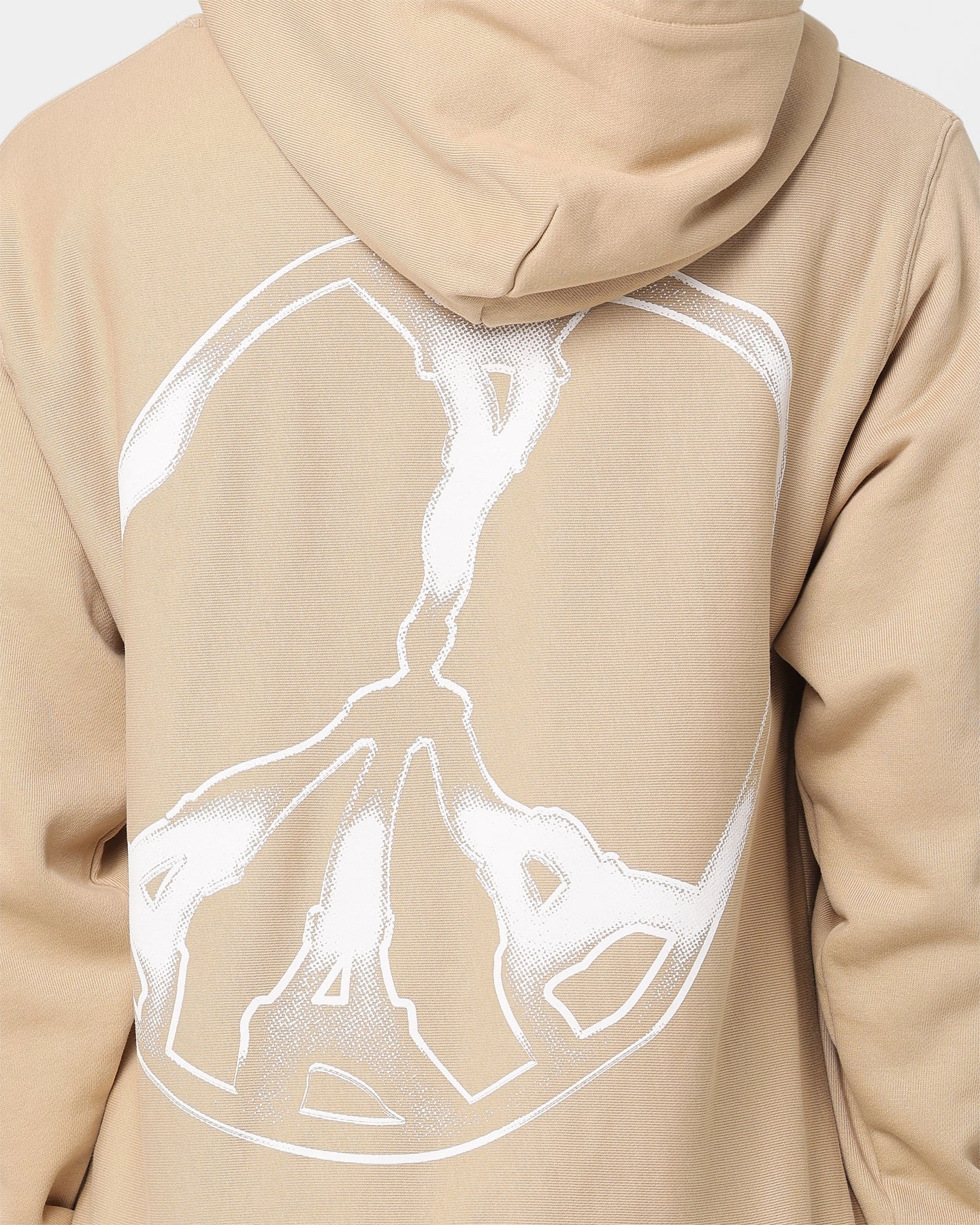 self - treat Carre Peacemaker Classic Hoodie Stone