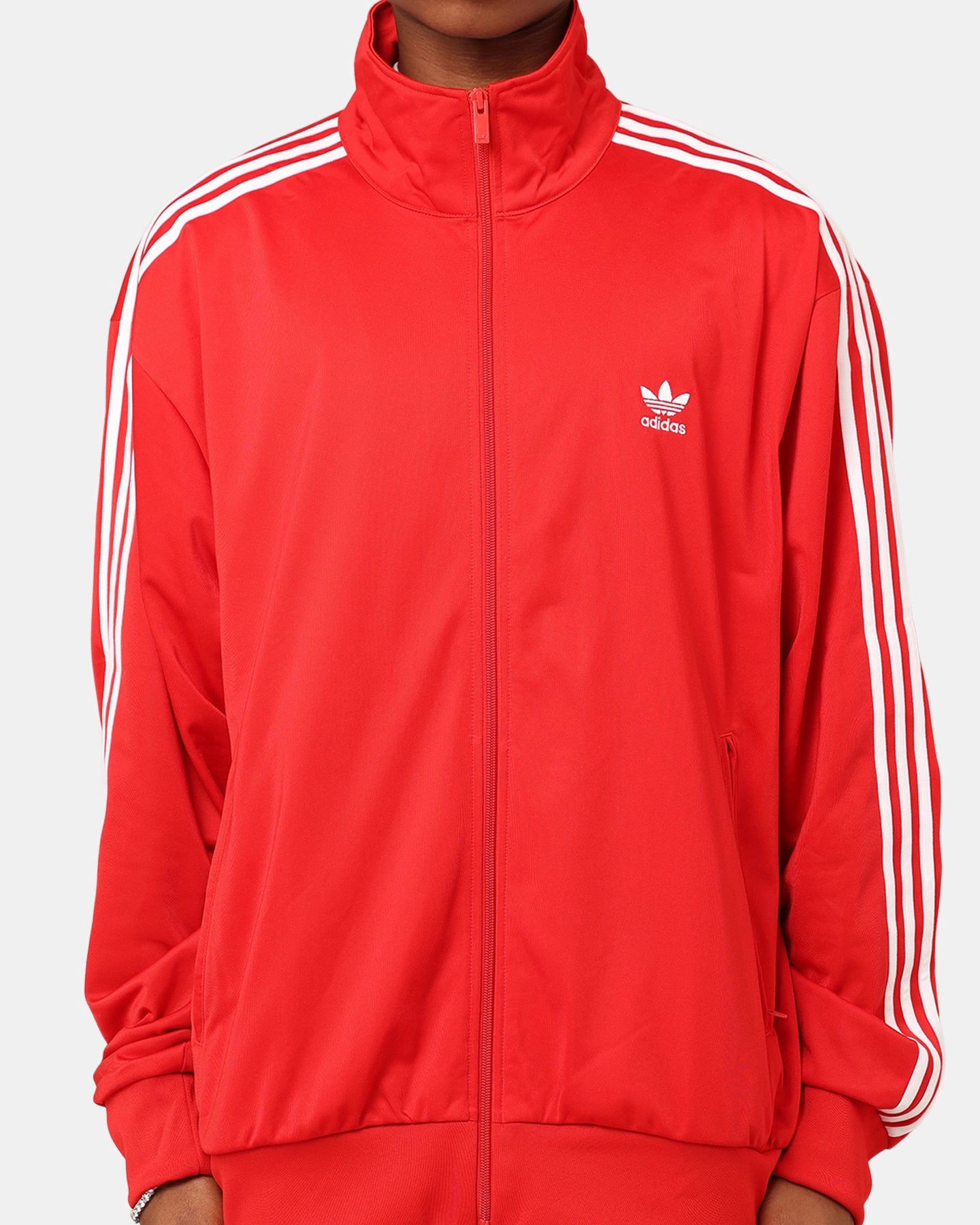 Adidas Classics Firebird Track Jacket Better Scarlet/White suitable for gift giving