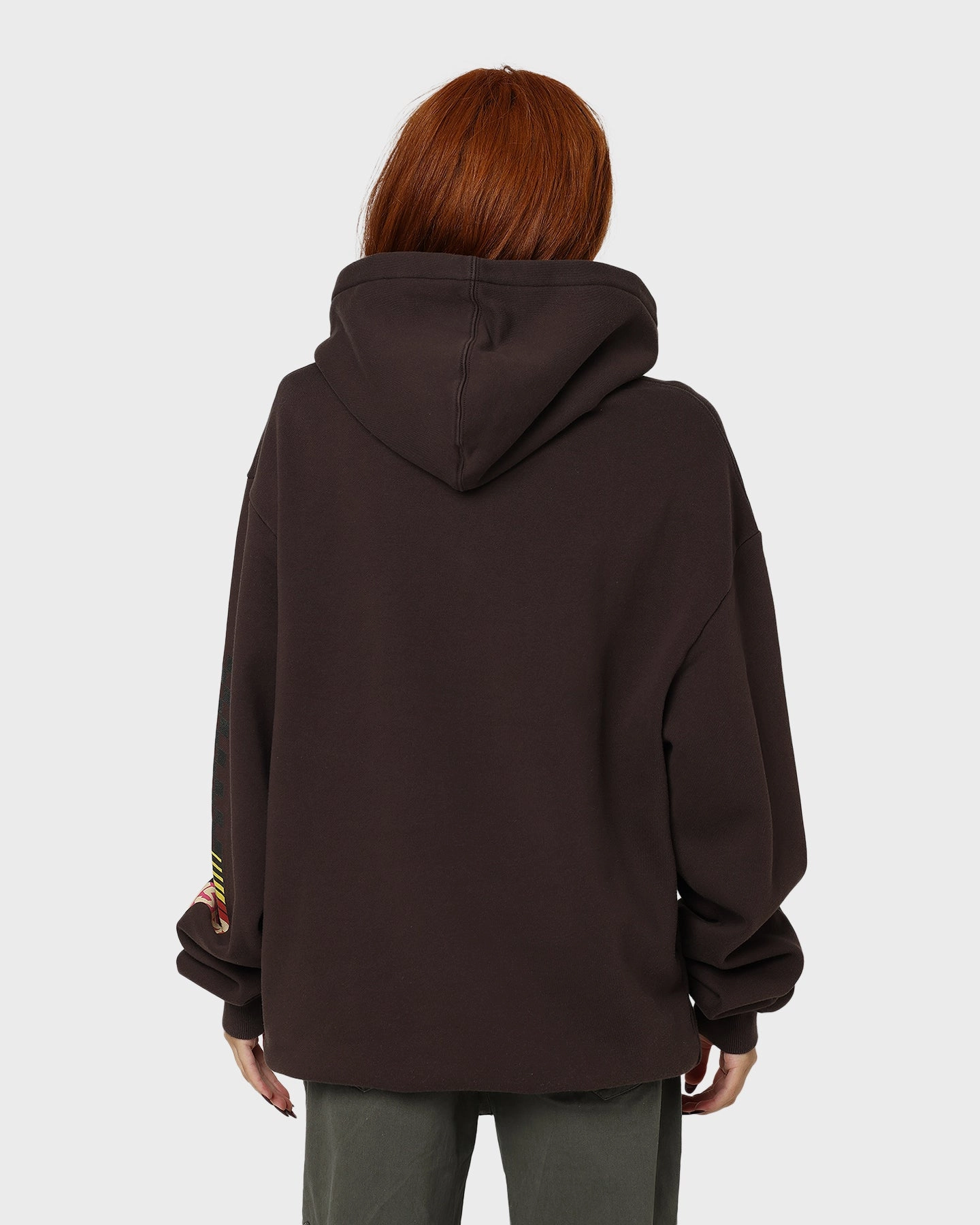 NASCAR NASCAR Racing Hoodie Chocolate Brown Withstand Stretch Panels