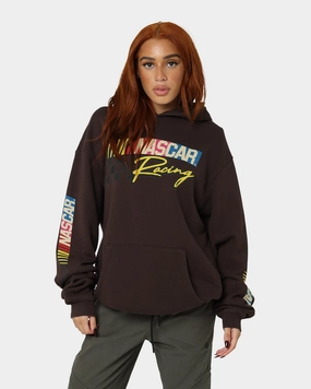 Knee Length Multi Pocket System NASCAR NASCAR Racing Hoodie Chocolate Brown