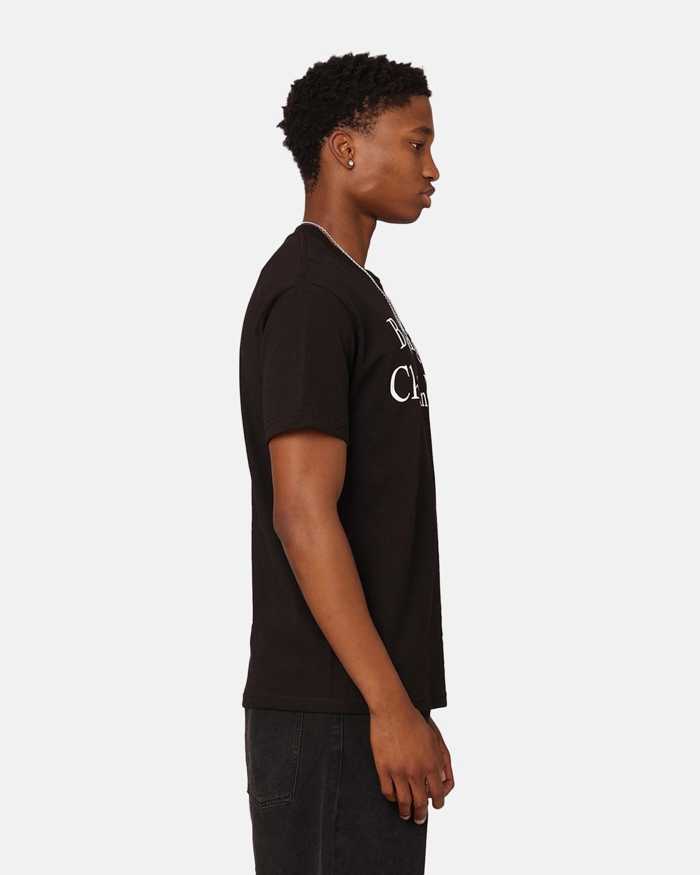 Secret Club Born Again T-Shirt Black Chic Comfort Wrinkle Free Fabric