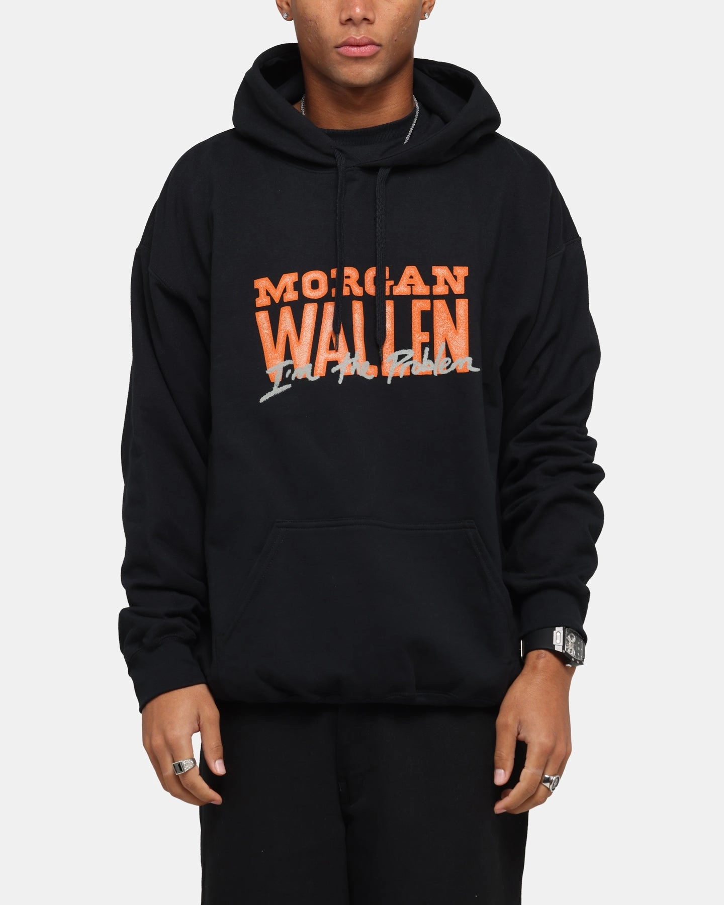 City Bronzer Morgan Wallen Morgan Tennessee Hoodie Washed Black