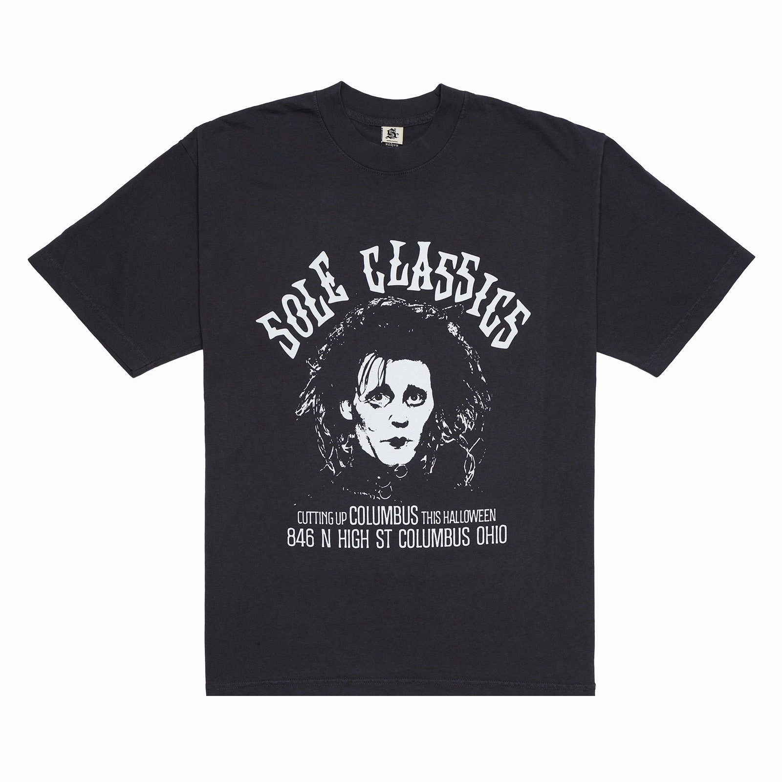 Sole Classics Cuttin' up T shirt 'Faded Black' Water Based Ink Print BreathableMaterial