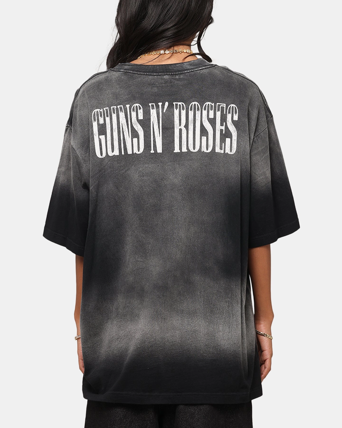 Guns N Roses LA Roses Vintage T-Shirt Washed Black Weekend Comfort Style
