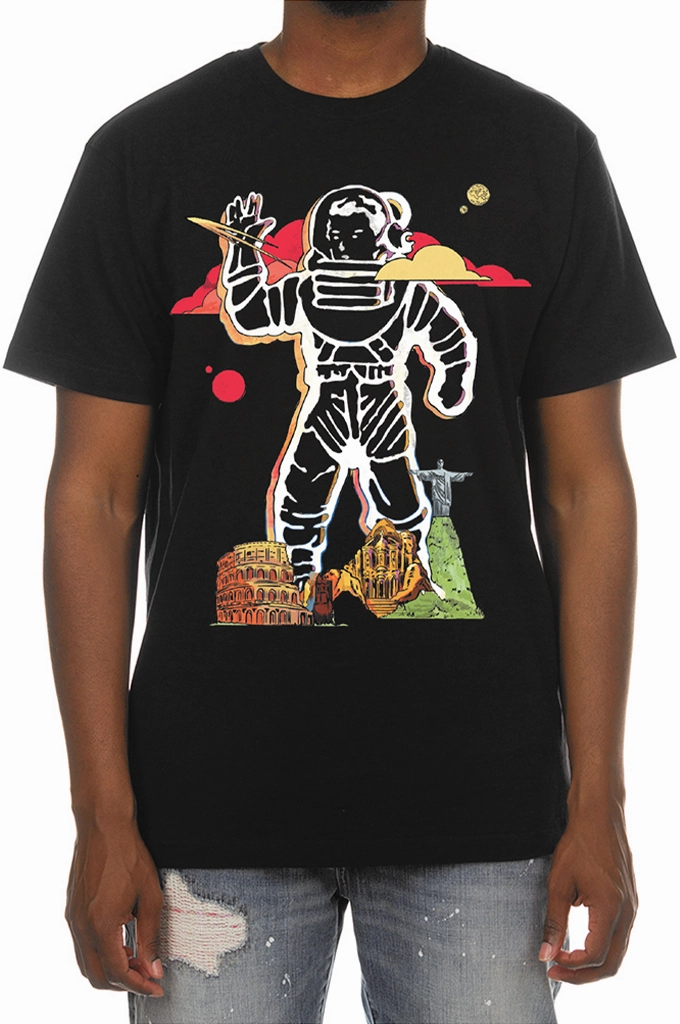 Billionaire Boys Club BB Astro Wonder SS Tee Classic Chic Heat Transfer Printing