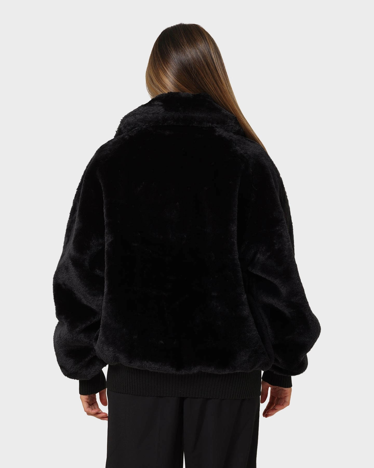 XXIII Baller Fur Jacket Black Project