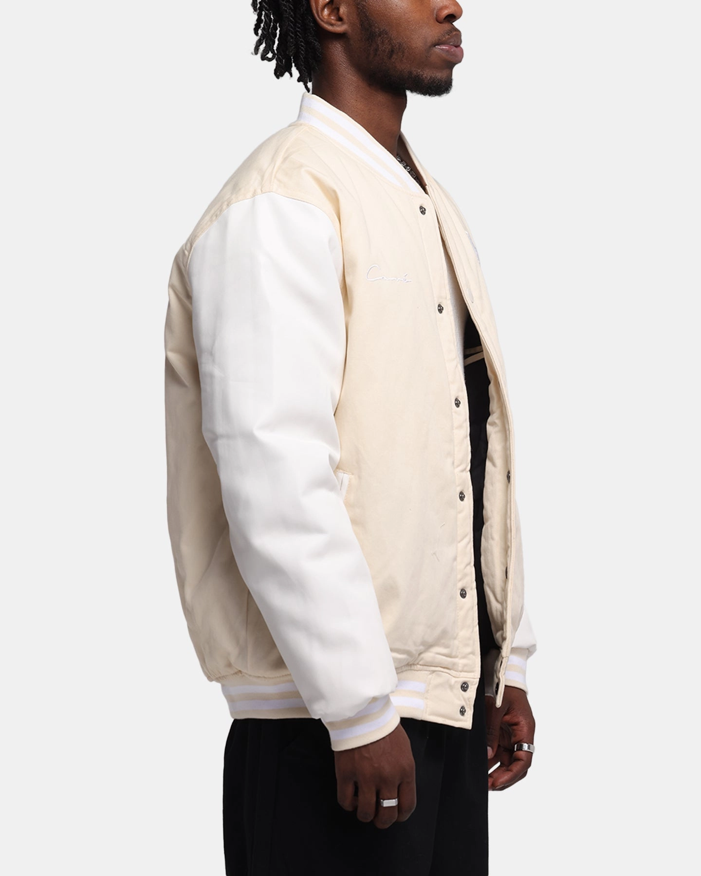 humid Carre MVP Varsity Jacket Cream/White
