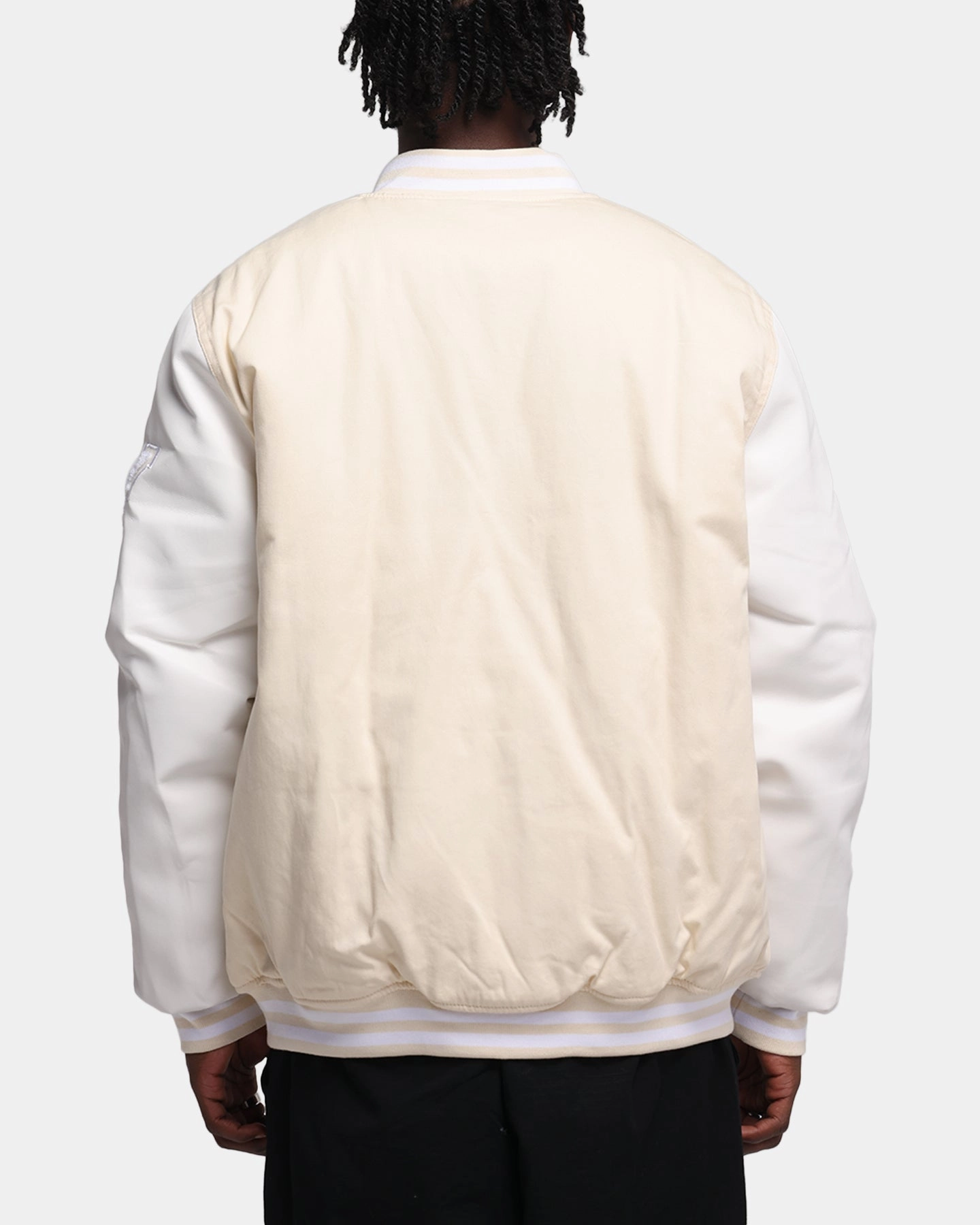 hot - weather option kids' Carre MVP Varsity Jacket Cream/White