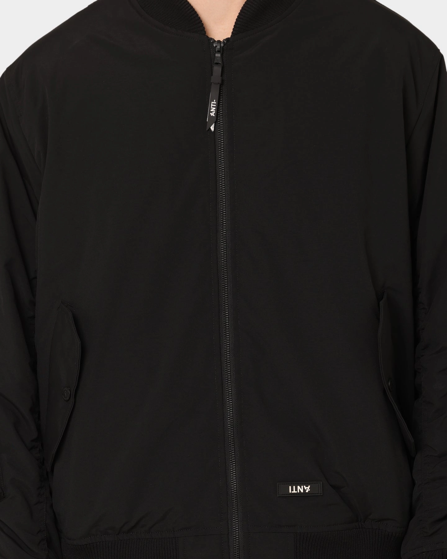 The Anti Order Glasnost Bomber Jacket Black/Bone festival - goers Cold Protection