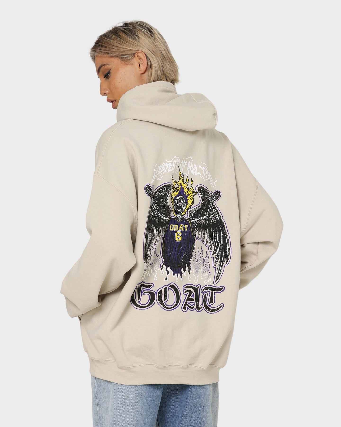 Goat Crew King Skeleton Hoodie Sand Youth Treasure