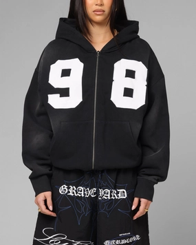 Loiter Cosmos Hoodie Washed Black Stylish Protection Adaptive Climate Control