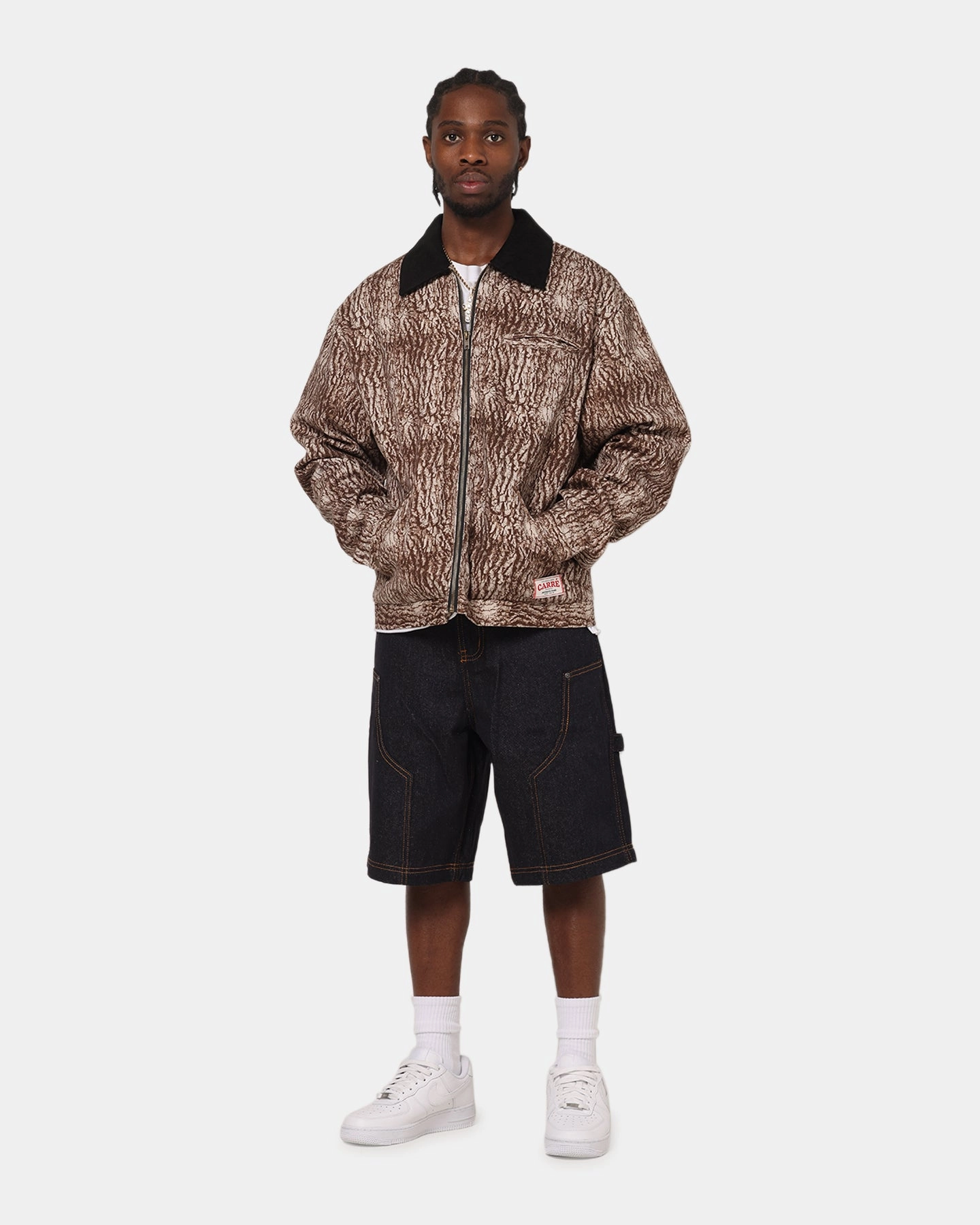 Carre Canvas Jacket Tree Bark chefs Deal